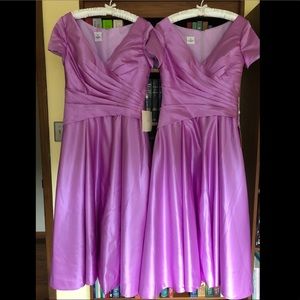 Mother of the Bride A-line Tea Length Dress